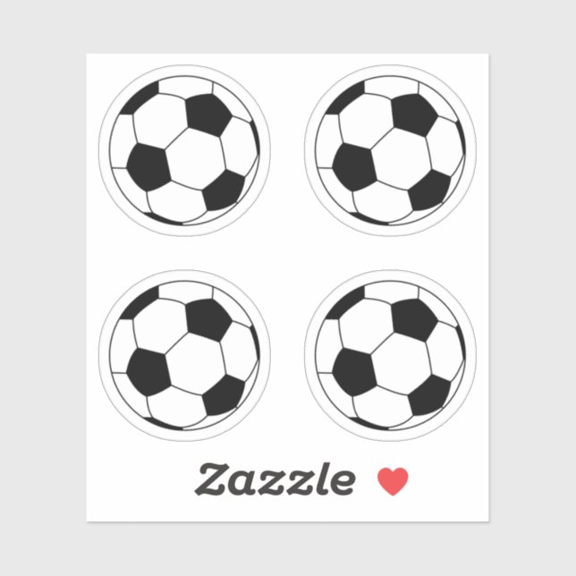 Sticker Pack balle de football (Feuille)
