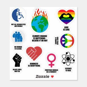 Sticker Pack d'aide à l'activisme et à la justice sociale