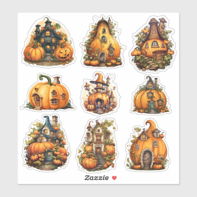 Sticker Pack d'autocollants d'automne de la maison de citr (Feuille)