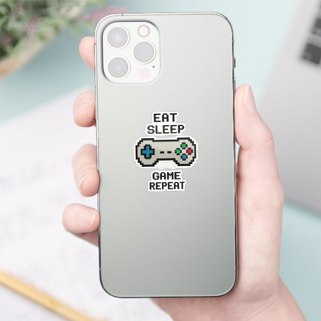 Sticker Pack d'autocollants de jeu – Jeu vidéo Pixel Art (Téléphone)