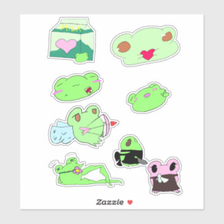 Sticker Pack d'autocollants de la Saint-Valentin mignons