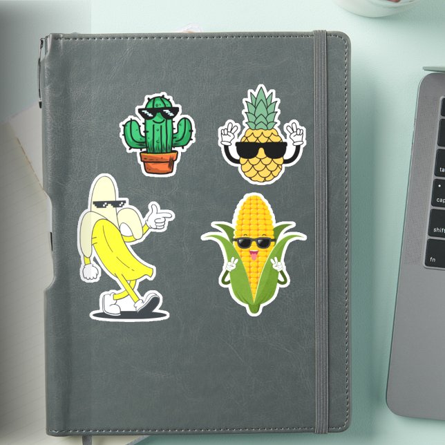 Sticker Pack d'autocollants de nourriture cool drôles en v (Créateur téléchargé)