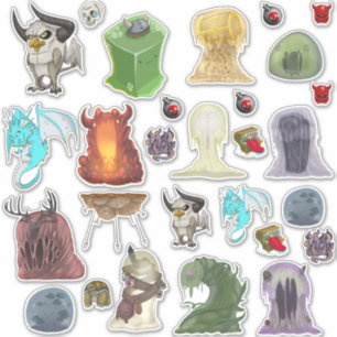 Sticker Pack d'autocollants Monster
