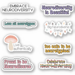 Sticker Pack d'autocollants pour la typographie de sensibi