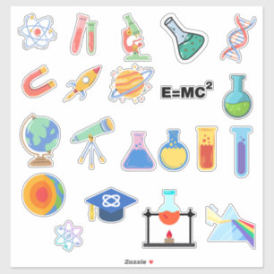 Sticker Pack d'autocollants scientifiques