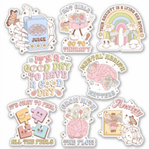 Sticker Pack d'autocollants Vinyl Sensibilisation à la san