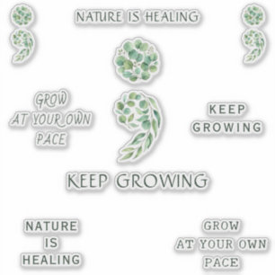 Sticker Pack de planification positif encourageant avec po