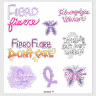 Sticker Pack de variétés Fibromyalgia Warrior