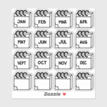 Pack multiple des mois de l'année