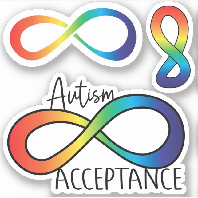 Sticker Pack : Neurodiversity Autism Acceptation (Devant)