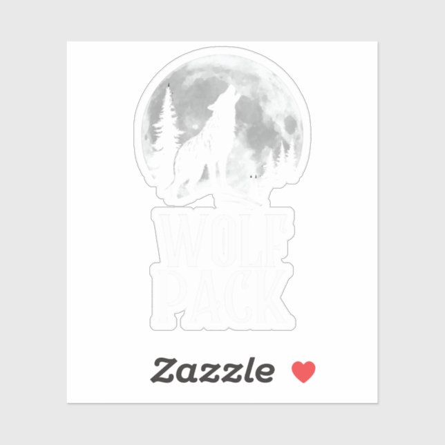 Sticker Pack Wolf (Feuille)