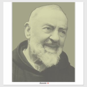 Sticker Padre Pio de Pietrelcina