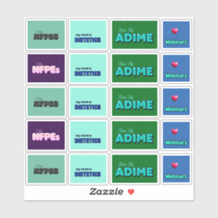 Sticker Page de variétés pour employés ADIME - 20 autocoll