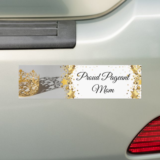Sticker Pageant Mom Bumper (En voiture)