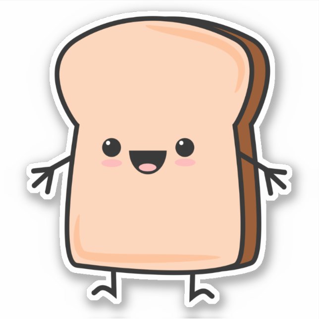 Sticker Pain de toast (Devant)