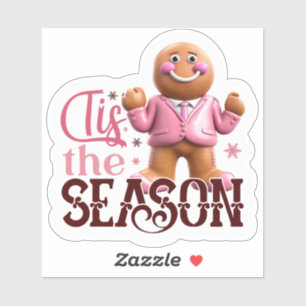 Sticker Pain d'épices rose célèbre !