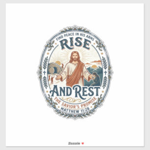 Sticker Pain Jésus au levain Communauté Chemise Foi basée