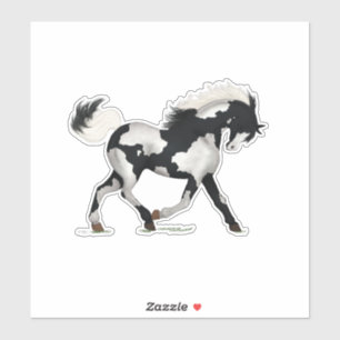 Sticker Paint Pony Pony Pony Piebald Overo Equestrian