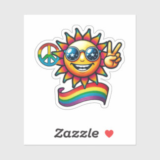 Sticker Paix et bonheur