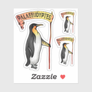 Sticker Palaeeudyptes Pingouin disparu