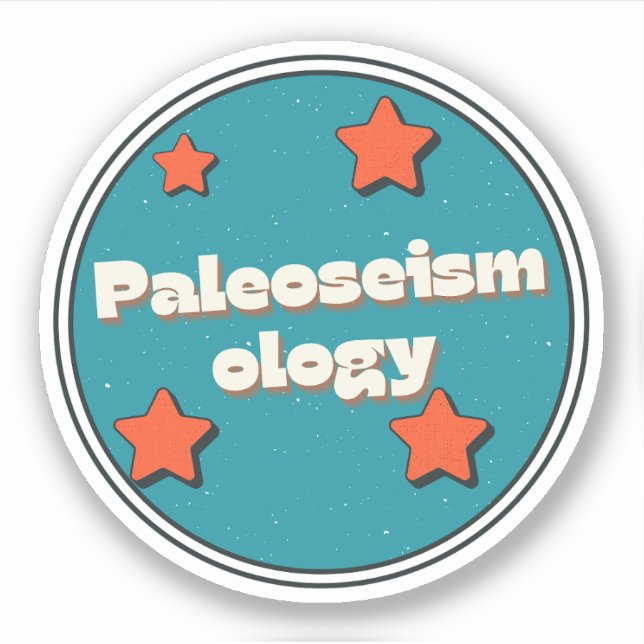 Sticker Paléosismologie (Devant)