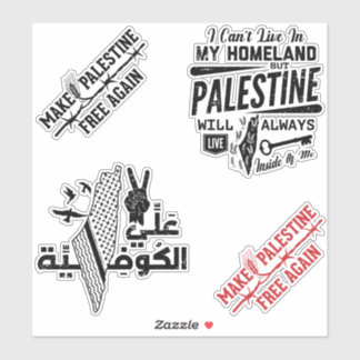 Sticker Palestine Freedom Resistance Pack 2