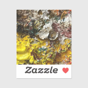 Sticker Palette de l'artiste #1
