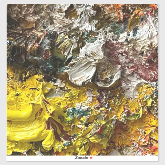 Sticker Palette de l'artiste #1 (Feuille)