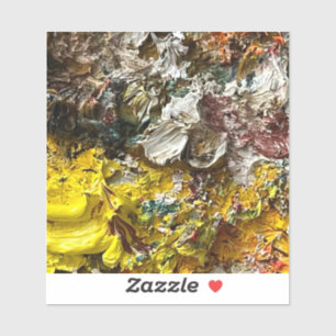 Sticker Palette de l'artiste #1