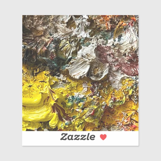 Sticker Palette de l'artiste #1 (Feuille)