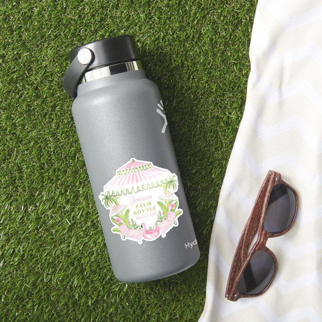 Sticker Palm Beach Cabana Bach Club | Bachelorette  (HydroFlask Insitu)