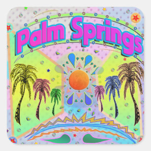 Sticker Palm Springs Calm Desire