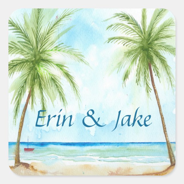 Sticker Palm Tree (Devant)