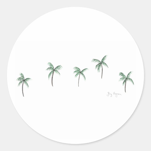 Sticker Palm Trees (Devant)