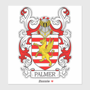 Sticker Palmer Family Crest
