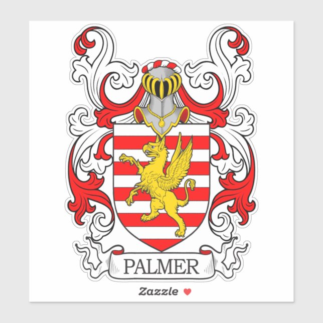 Sticker Palmer Family Crest (Feuille)