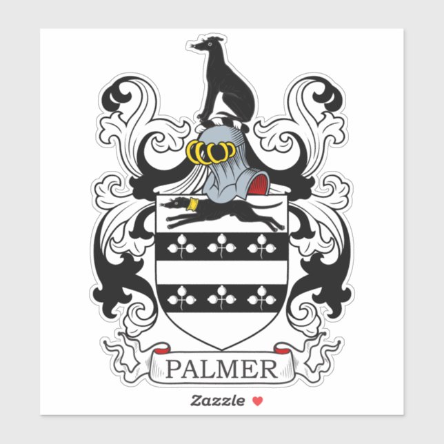 Sticker Palmer Family Crest (Feuille)