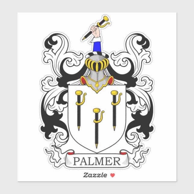 Sticker Palmer Family Crest (Feuille)