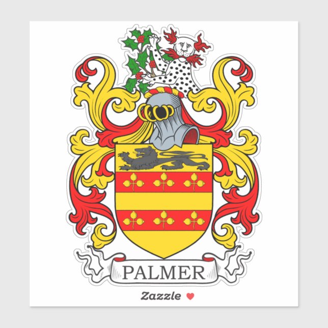Sticker Palmer Family Crest (Feuille)