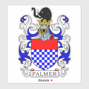 Sticker Palmer Family Crest