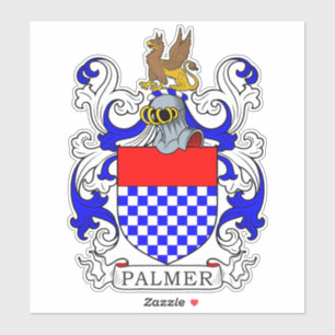 Sticker Palmer Family Crest