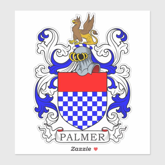 Sticker Palmer Family Crest (Feuille)