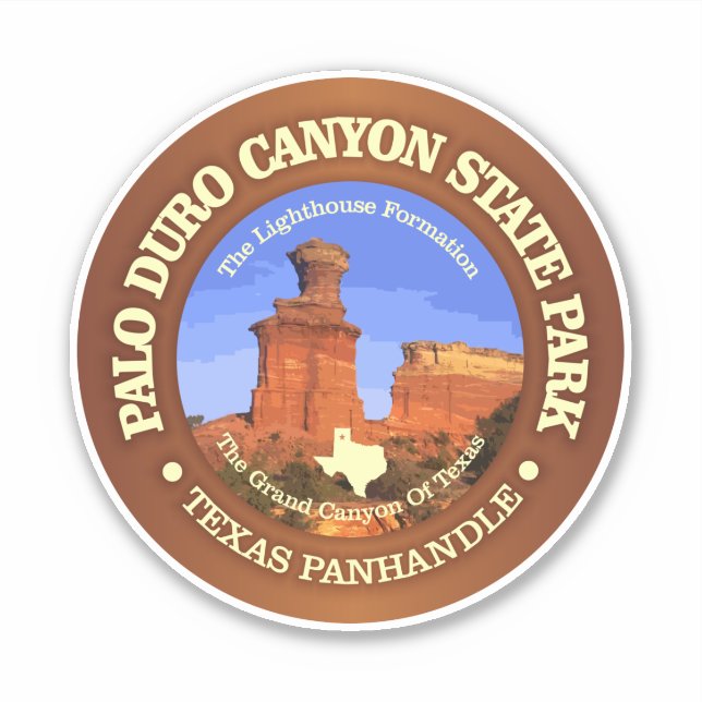 Sticker Palo Duro Canyon SP (Devant)