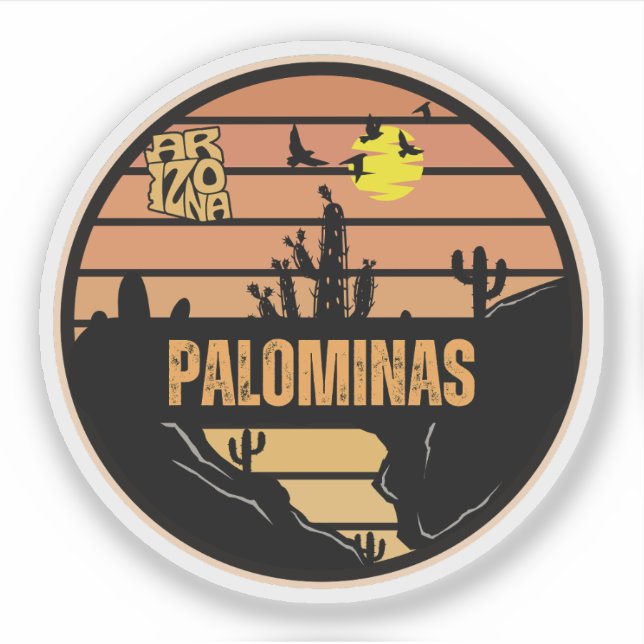 Sticker Palominas, Arizona (Devant)