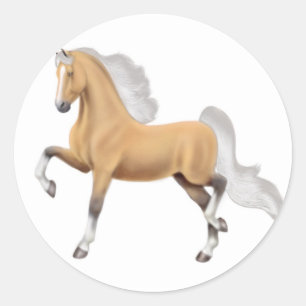 Sticker Palomino American Saddlebred