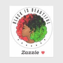 Pan Africaine noire femme rouge vert orgueil afro