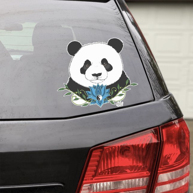 Sticker Panda Bear Lotus (Créateur téléchargé)