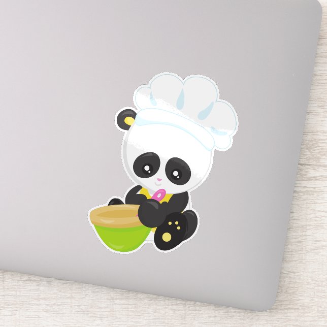 Sticker Panda cuisine, Panda Cuisine, Panda Cute, Bowl (Détail)