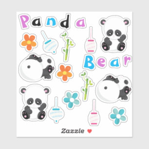 Sticker Panda cuteness