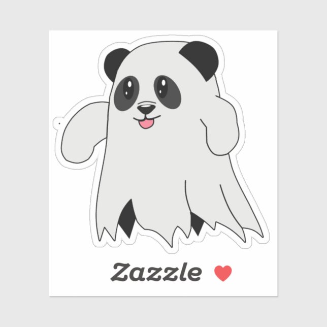 Sticker Panda Ghost (Feuille)